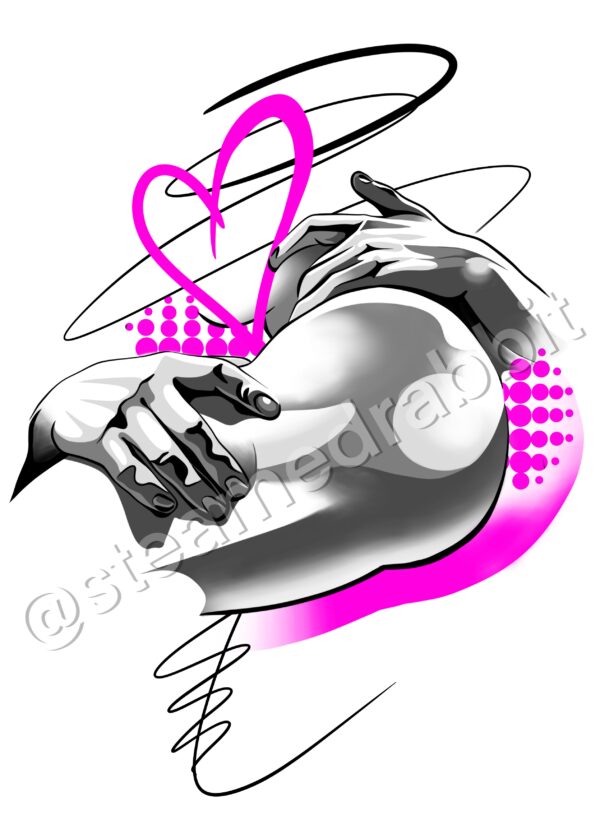 I Love You Graffiti Tattoo Design