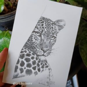 Leopard Postcard